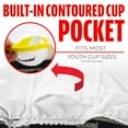 thumbnail image 5 of Franklin Sports Youth Baseball Sliding Shorts - Kids Padded Shorts + Cup Pocket - Medium, 5 of 6