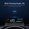 thumbnail image 3 of Car HUD C5, Head-Up Display, OBDII & GPS Scanner, Vehicle Speed, Fuel Consumption, Clear Fault Code, Compatible with All Cars, 3 of 5