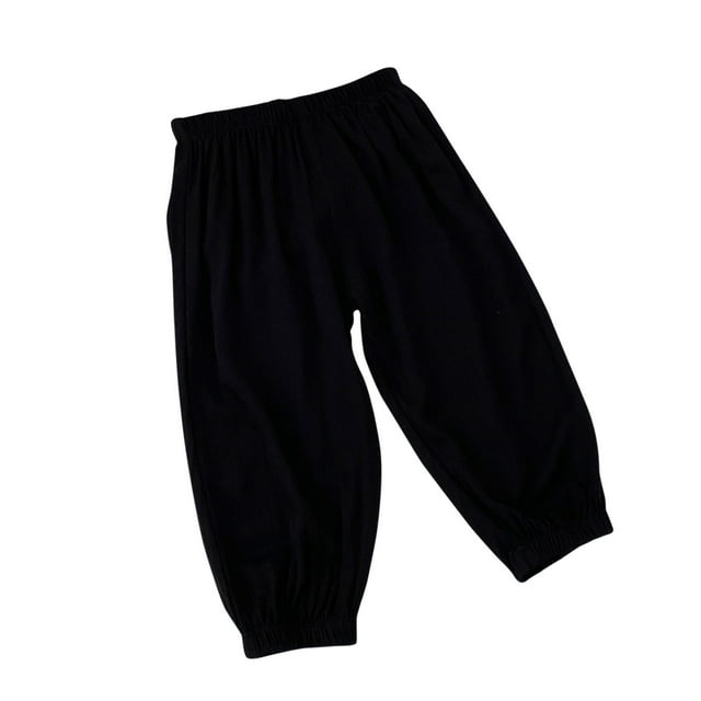 FAIWAD Toddler Girl Boy Active Jogger Sweatpants Kids Basic Solid Color Pull On Comfy Pants for 2-9 Years