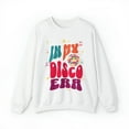 thumbnail image 2 of Womens Adult, In My Disco Era Crewneck Sweatshirt, Retro Groovy 70s Disco, 2 of 7