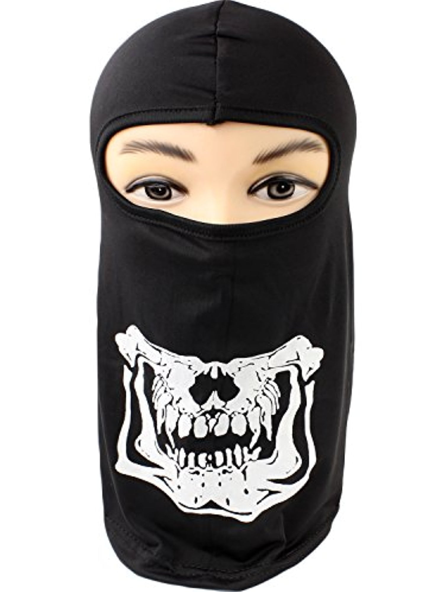 Black Motor Balaclava Multi functional For Protection Against Colds And Bugs
