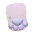 thumbnail image 3 of Alfombrilla de ratón con forma de pata de gato, antideslizante, suave, creativa, práctica y bonita. Azul gris, 3 of 9