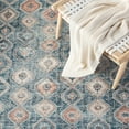 thumbnail image 6 of SAFAVIEH Signature Taneka Geometric Area Rug, Blue/Ivory, 9'8" x 13', 6 of 8