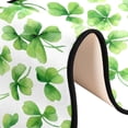 thumbnail image 6 of Dreamtimes Watercolor Leaves Clover Hallway Runner Rug 2'x6' Kitchen Rug with Rubber Backing St Patrick's Day Non Slip Entryway Rug Runner Washable Soft Area Rug for Hallway Bedroom Kitchen Decor, 6 of 6