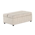 thumbnail image 4 of Miekor Furniture Twin Size Folding Ottoman Sleeper Bed with Mattress Convertible Guest Bed Light Gray W5UAAE, 4 of 9