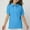 Cyan |#2, variant on Girls Polo Shirts Short Sleeve School Uniform 3-14 Years