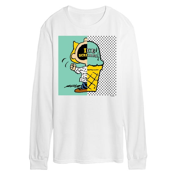 Peanuts - Sally Ice Cream Pink Garment - Men's Long Sleeve T-Shirt