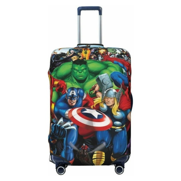 Avengers Luggage Cover Washable Suitcase Cover Protector Fits 18-32 Inch Suitcase Travel Accessories