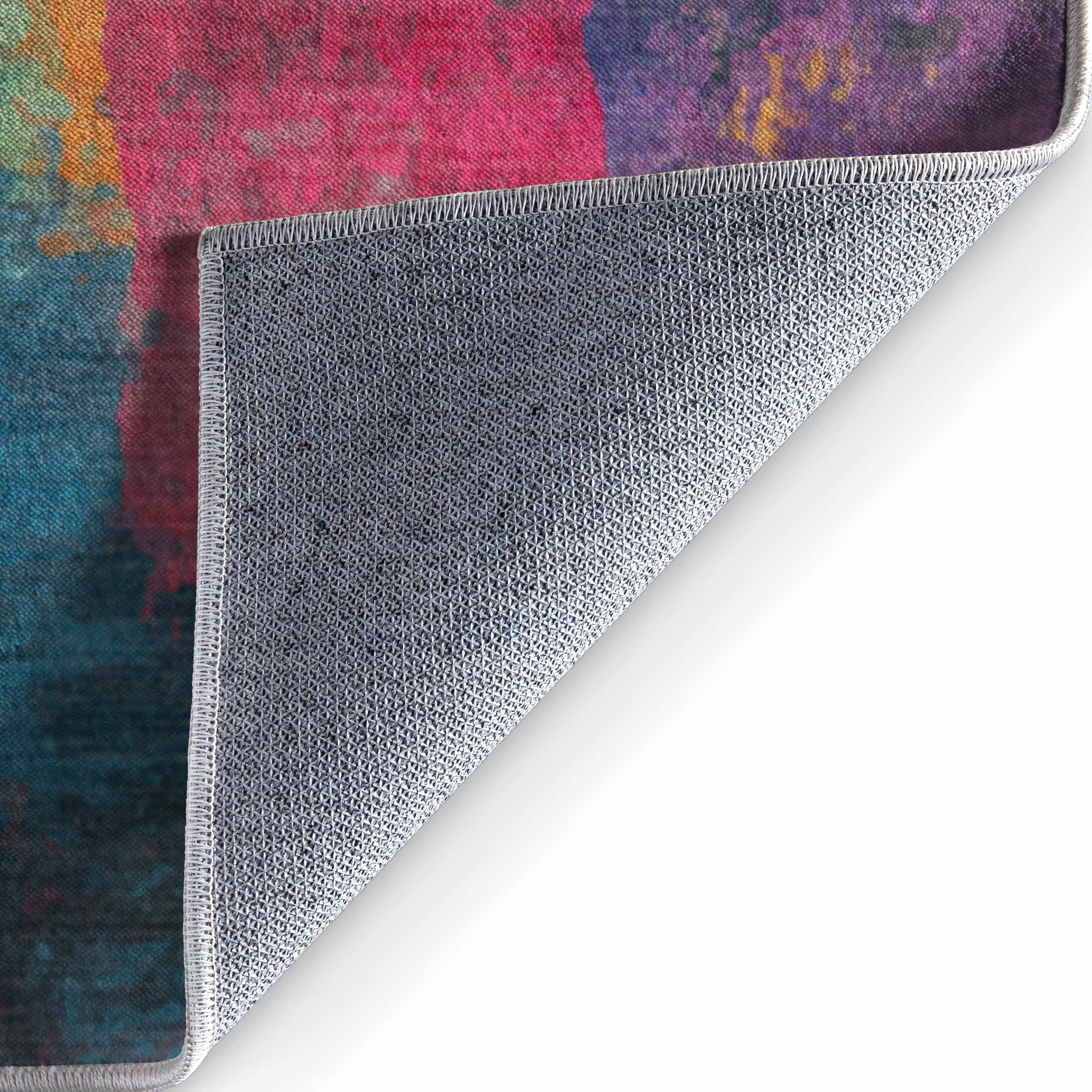 Well Woven Energie 3'3" x 5' Rug – Vibrant Multicolor, Stain-Resistant & Easy to Clean