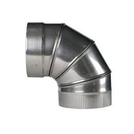  Flex All Stainless Steel 90 Deg Adjustable Elbow 8 