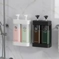 thumbnail image 4 of Dispensador de champú y acondicionador montado en la pared, sin instalación de taladro, sistema de ducha recargable con múltiples cámaras for uso en baños y hoteles, 4 of 8