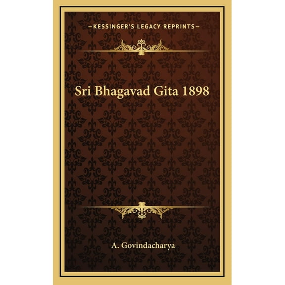 Sri Bhagavad Gita 1898 (Hardcover)