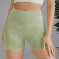 thumbnail image 5 of PEASKJP Shorts for Women Tummy Control High Waist Quick Dry Yoga Shorts for Bike Yoga Active Shorts Green M, 5 of 5