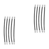 HOMEMAXS 10 pcs  Grease Hose Lubrication Manual Grease Tools Flexible Extension Hose High Pressure Hose for Automotive Industrial Machinery Grease