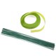 thumbnail image 4 of 30 piezas de alambre floral Tallos de flores verdes Cables de tallo floral gruesos con cinta verde, 4 of 5