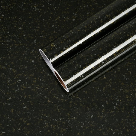 CHIHUT Black Granite Peel and Stick Contact Paper for Countertop Waterproof 17.7"x236" Black Marble Wallpaper for Kitchen Self Adhesive Granite Wall Paper Removable Vinyl Roll for Cabinets Bathroom