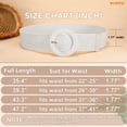 thumbnail image 6 of WHIPPY Women Straw Woven Stretch Belt for Dresses Pants Ladies Braided Elastic Belts, 6 of 6