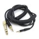 thumbnail image 1 of Reliable 6.35mm Jack Spring Headphone Cable For Sennheiser Hd6dj Mix Hd8 Hd7, 1 of 4