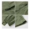 thumbnail image 5 of GrmtClth Sun Shirts for Men Long Sleeve Full Zip Uv Rash Guard Zip Up Fishing Lightweight Quick Dry Cycling Jacket Running Coat with Pockets Army Green S, 5 of 8