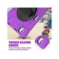 thumbnail image 2 of Case for iPad Pro 11 Inch M4 2024 5th Generation A2836/A2837/A3006 with Built-in Screen Protector, 360° Rotating Stand, Adjustable Shoulder Strap, Precise Cutouts, Pencil Holder, 2 of 7