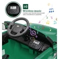 thumbnail image 3 of Yeshouse coche eléctrico infantil Land Rover con licencia oficial, 12 V, mando a distancia para padres, 3 velocidades, faros LED, suspensión de muelles, ideal para niños de 5 a 8 años, 3 of 7
