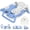 Bear-Baby blue, variant on MoreFeel Foldable Baby Bathtub ,with Water Temperature Monitor, 0–38 Months