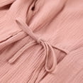 thumbnail image 1 of Maoww Femmes Printemps Ouverture devant Style Décontracté Vêtements de Nuit Filles Simple Manches Longues Robe de Nuit Maison Tenue de Nuit Pyjama Vêtements Brun P, 1 of 9