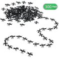thumbnail image 1 of 300 Pieces Fake Ants Prank Plastic Black Ant Bugs Joke Toys Realistic Insects For Halloween Party Favors Decoration Props, 1 of 5