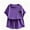 00#Purple887, variant on WOYY Boy's Casual Outfits Summer Breathable Short Sleeve T Shirt Shorts Set, Sizes 3-12