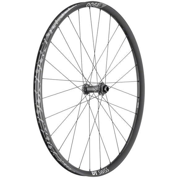 DT Swiss 27.5in Front Wheel E 1900 Spline 30 15x100mm Center Lock Black MTB