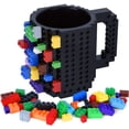 thumbnail image 1 of Juego de juguetes de bloques de construcción con taza de ladrillo para niños, regalo de cumpleaños y Navidad Fokelyi WMZY-834-1, 1 of 8