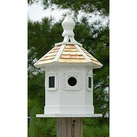 Home Bazaar Enchantment Bird House, White