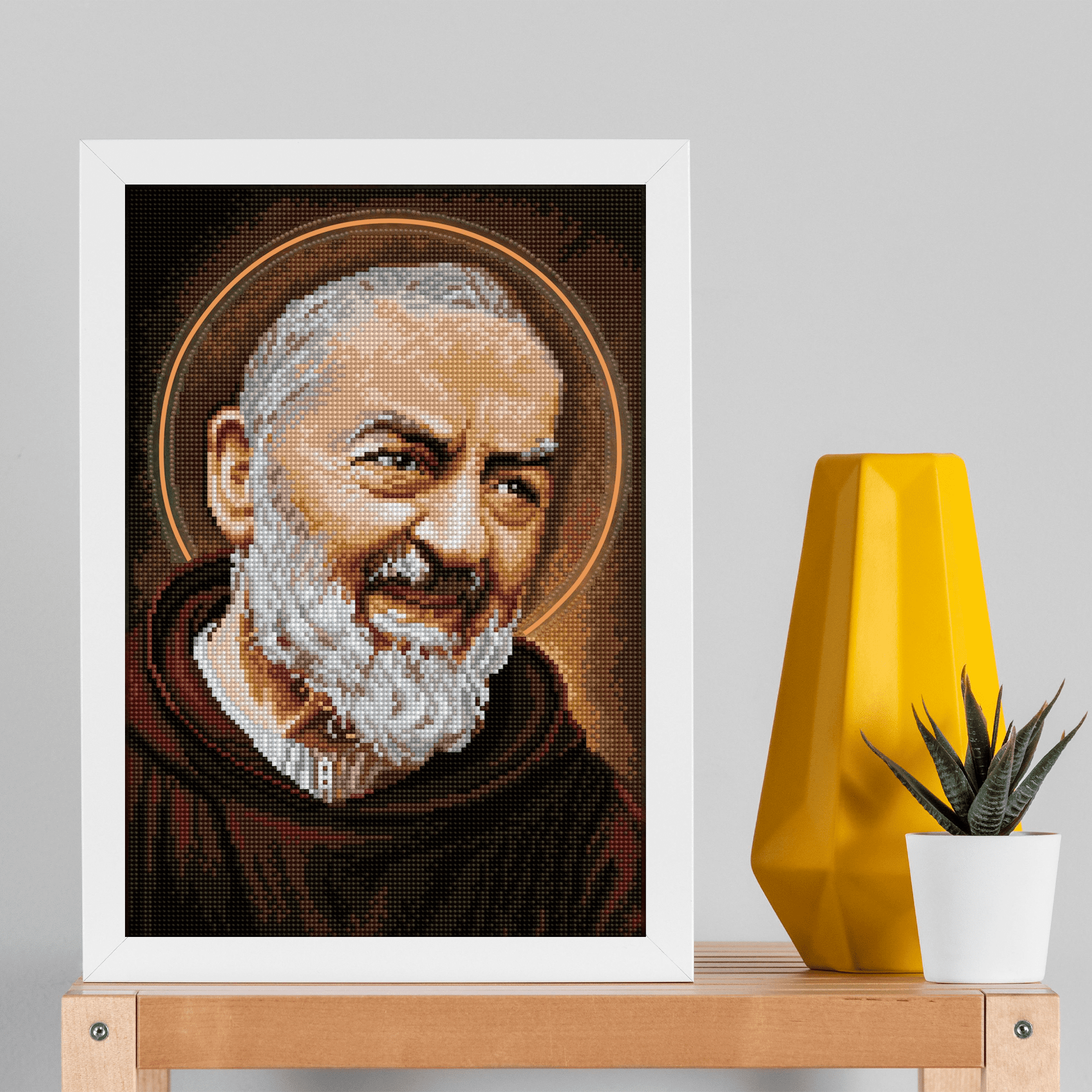Diamond Dotz Padre Pio Diamond Painting Kits for Adults - Diamond Art Kits a Relaxing Creative Craft Kit with Dotz Gems