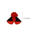 thumbnail image 4 of FYTPOV Halloween Cat Cape Clothes with Maple-leaf Collar, Black Red Pet Cosplay Costume Dog Clothes Party Pet Costume for Cats, Small to Medium Sized Dogs,M, 4 of 6