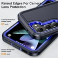 thumbnail image 5 of For Samsung Galaxy S25 5G 6.2inch Life Waterproof Rugged Phone Case,Blue,For Galaxy S25(5G), 5 of 7