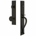 thumbnail image 4 of Grandeur Carsgrsol_Esetd_Na Carre Solid Brass Rose Dummy "S" Grip Handleset - Grey, 4 of 5