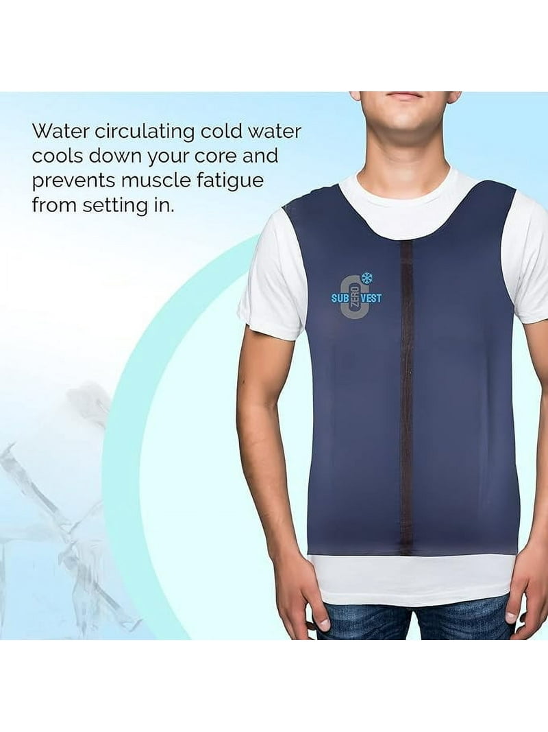 Water Circulating Cooling Vest by SubZero, Battery Powered Ice