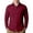 Red, variant on Kids Linen Blend Long Sleeve Button Down Shirt, Breathable Summer Cotton Shirt for Boys Girls, Casual Collared Top