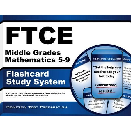 Ftce Middle Grades Mathematics 5 9 Flashcard Study System