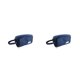 thumbnail image 1 of sweethay Bolsa de lápices portátil para estudiantes, bolígrafos de Hotel, estuche de almacenamiento de gran capacidad, organizador de doble capa, Azul marino 2piezas, 1 of 6