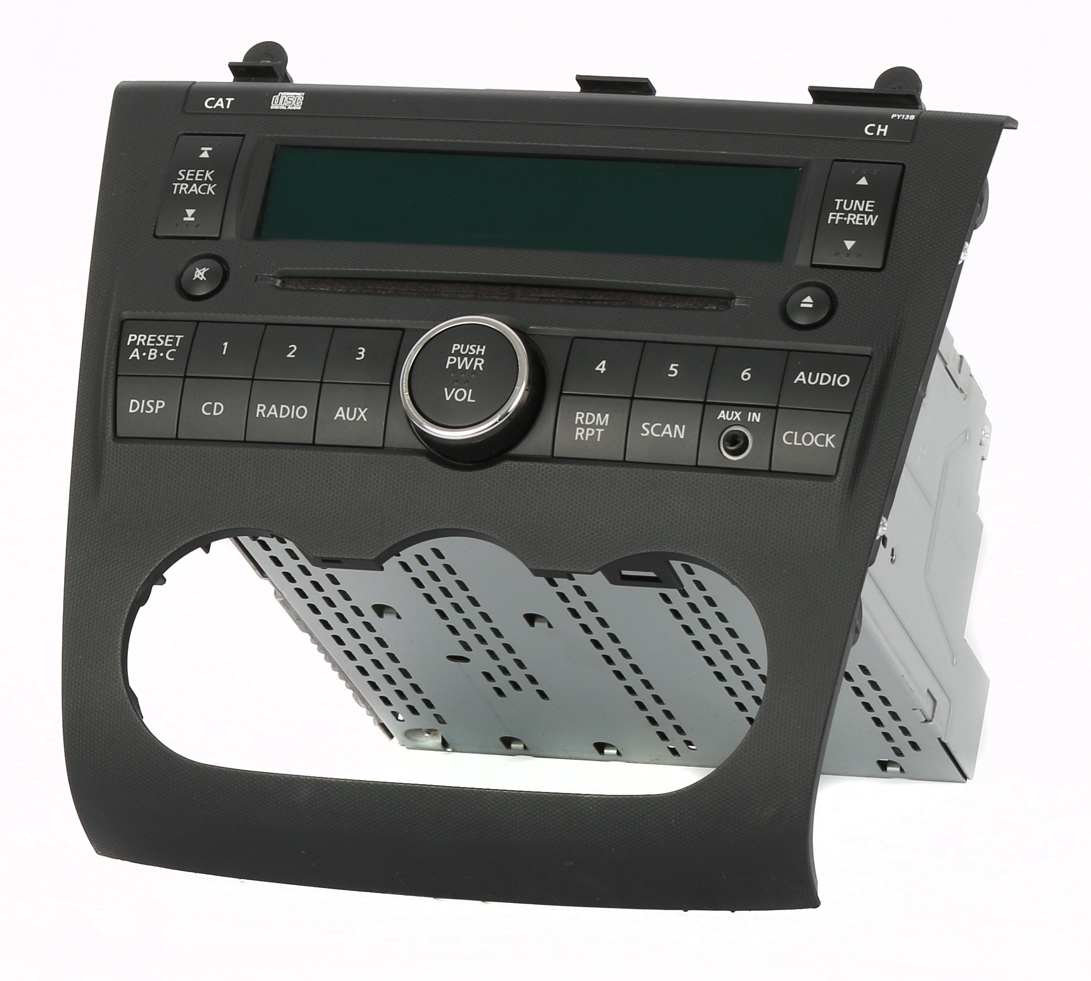 Restored Nissan Altima 2007-2009 AM FM Single CD Radio w Aux Input 28185JA000 Face PY13B (Refurbished)