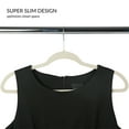 thumbnail image 4 of Simplify 25 Pack Slim Velvet Suit Hangers in Ivory, 4 of 7
