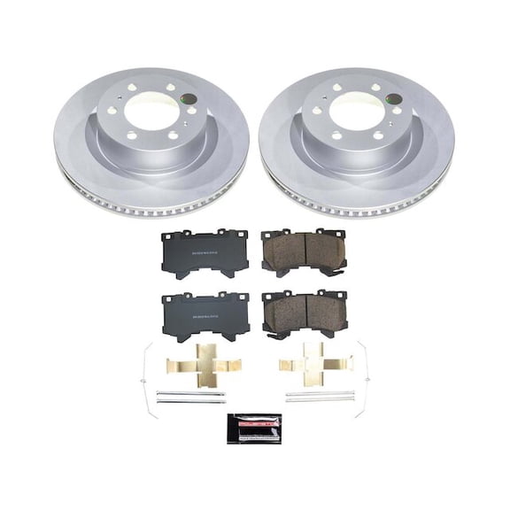 Front Brake Pad and Rotor Kit - Compatible with 2022 - 2024 Toyota Tundra 2023