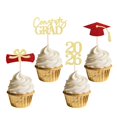 thumbnail image 1 of Adornos para magdalenas de graduación SakFestivo, oro rojo, clase 2026, 1 of 5