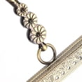 thumbnail image 3 of Metal Frame Kiss Clasp Lock, Beautiful And Practical Purse Frames For Bags, Bronze Retro Square Embossed For DIY Purse Frame Purse Making,Bag Making, 3 of 8