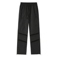 thumbnail image 5 of Men's All Season Functional Workwear Mountaineering Windproof Loose Straight Casual Trousers with Adjustable Drawstring Wear Styles, 5 of 5