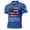 Blue, variant on 250th Anniversary USA Polo Shirts for Men USA Flag Short Sleeve Fourth of July Shirts Henley Neck Patriotic Independence Day T Shirt, Navy L