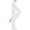 #White, variant on DPTALR Women's Velvet Drawstring - Waist Wide Leg Lounge Pants,White,Size XXXL