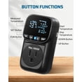 thumbnail image 2 of Controlador de temperatura DEWENWILS Digital 15A/1800W -40 ℃ ~ 210 ℉, 2 of 7
