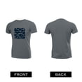 thumbnail image 2 of Coolnut Womens T Shirts Fashion Tops, Blue Waves In A Stormy Sea Women's Basic Short Sleeve Tees, Grey Lightweight Casual Summer Clothes, S, 2 of 6